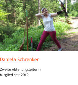 Daniela Schrenker  Zweite Abteilungsleiterin Mitglied seit 2019